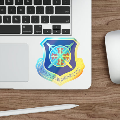 Air Force Special Operations Air Warfare Center (U.S. Air Force) Holographic STICKER Die-Cut Vinyl Decal-The Sticker Space