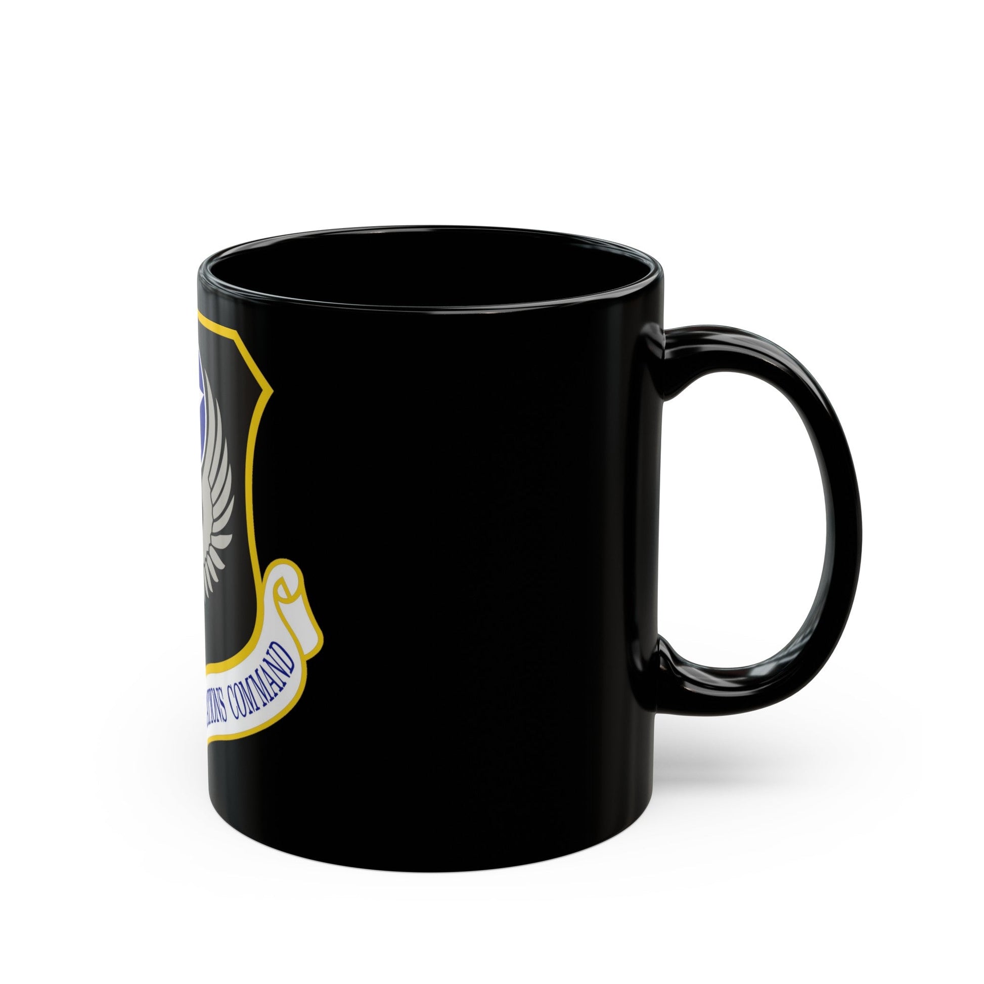 Air Force Special Operations Command (U.S. Air Force) Black Coffee Mug-The Sticker Space