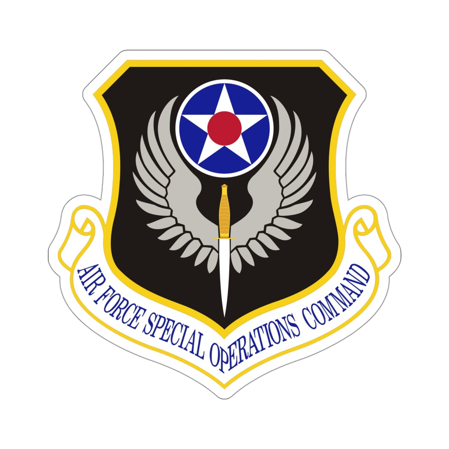 Air Force Special Operations Command (U.S. Air Force) STICKER Vinyl Die-Cut Decal-4 Inch-The Sticker Space