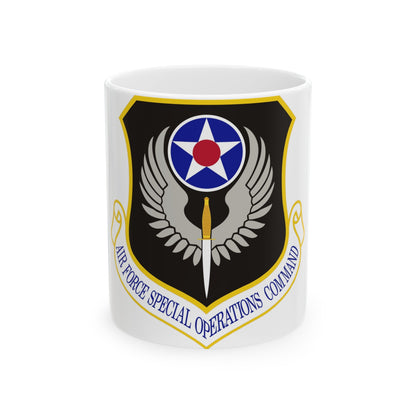 Air Force Special Operations Command (U.S. Air Force) White Coffee Mug-11oz-The Sticker Space