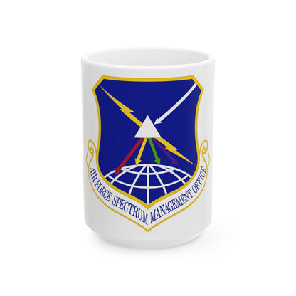 Air Force Spectrum Management Office (U.S. Air Force) White Coffee Mug-15oz-The Sticker Space