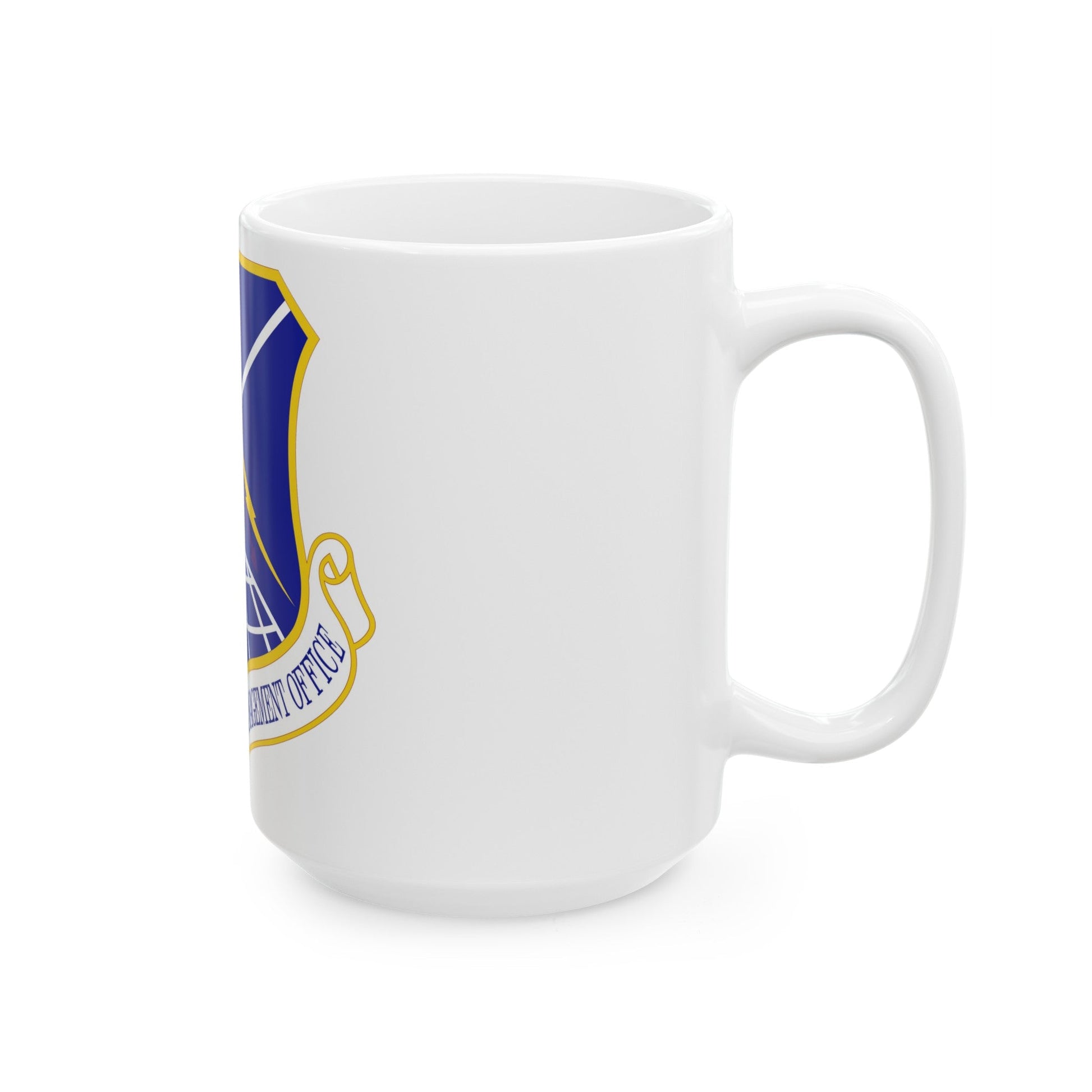 Air Force Spectrum Management Office (U.S. Air Force) White Coffee Mug-The Sticker Space
