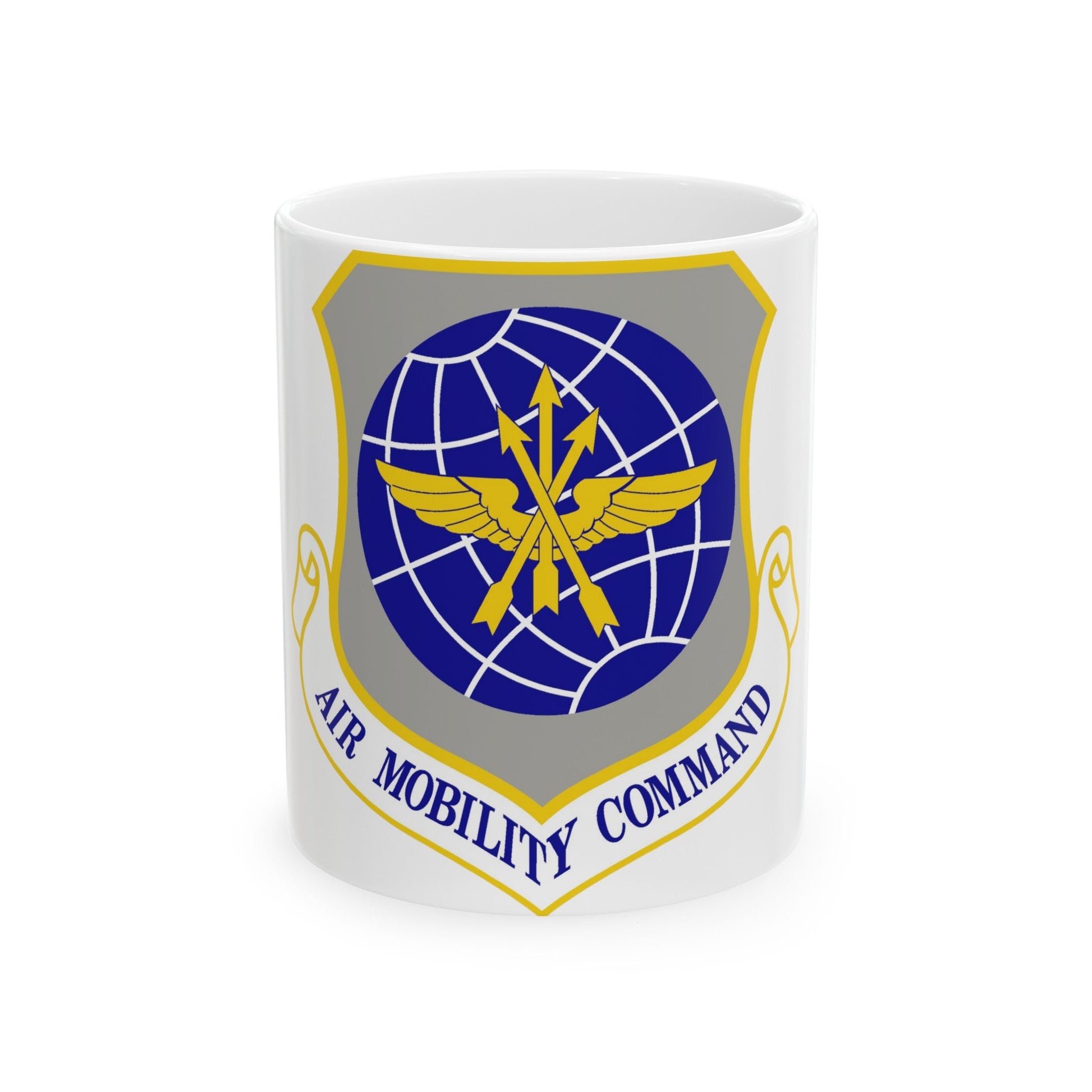 Air Mobility Command (U.S. Air Force) White Coffee Mug-11oz-The Sticker Space