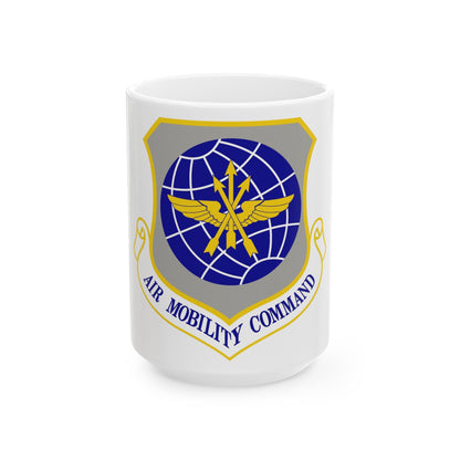 Air Mobility Command (U.S. Air Force) White Coffee Mug-15oz-The Sticker Space
