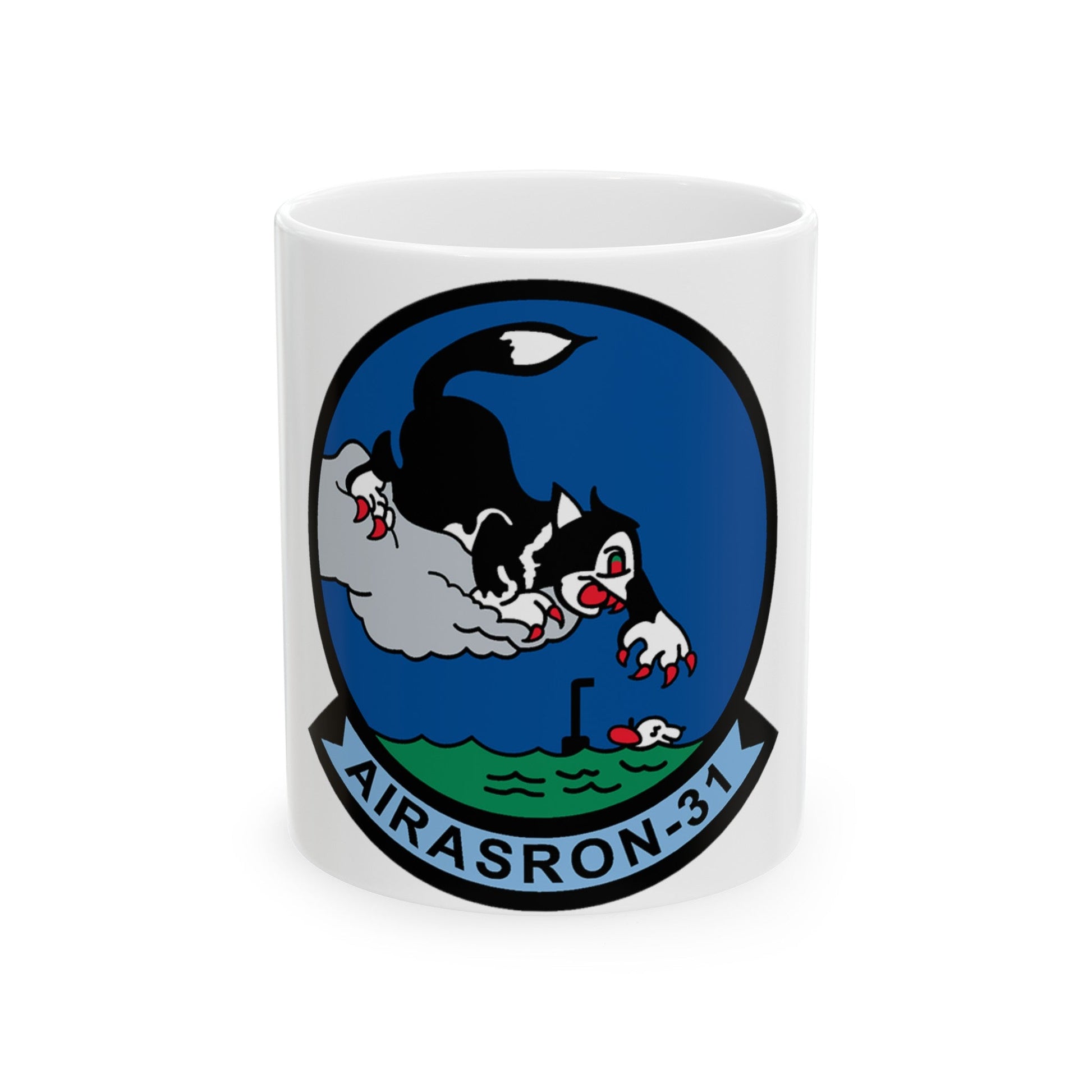 AIRASRON 31 (U.S. Navy) White Coffee Mug-11oz-The Sticker Space