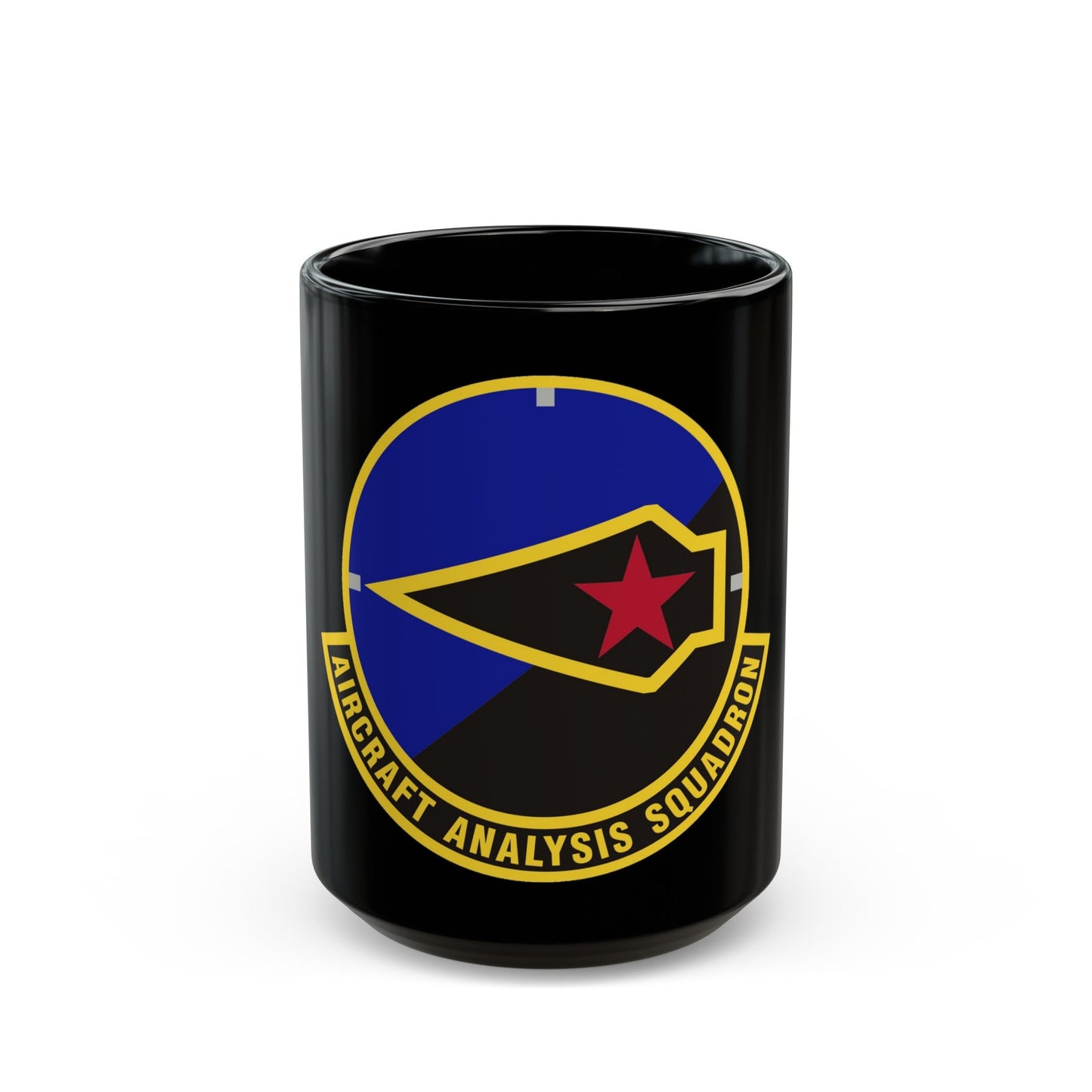 Aircraft Analysis Squadron (U.S. Air Force) Black Coffee Mug-15oz-The Sticker Space