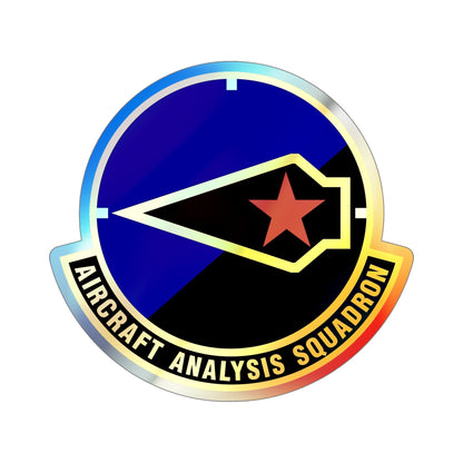 Aircraft Analysis Squadron (U.S. Air Force) Holographic STICKER Die-Cut Vinyl Decal-5 Inch-The Sticker Space