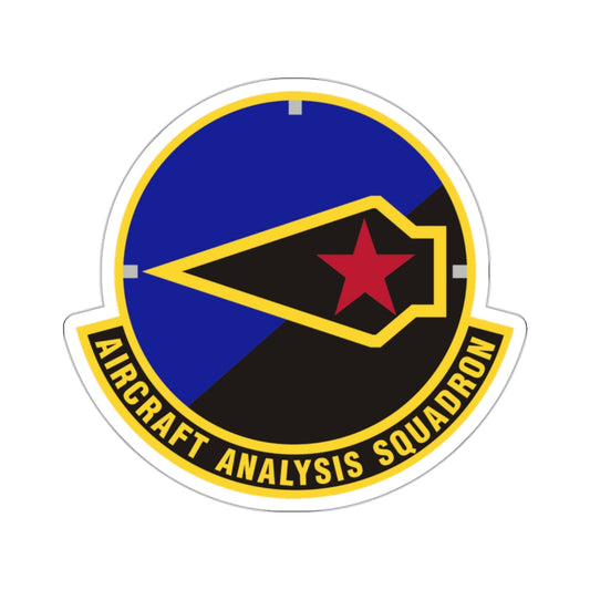Aircraft Analysis Squadron (U.S. Air Force) STICKER Vinyl Die-Cut Decal-White-The Sticker Space