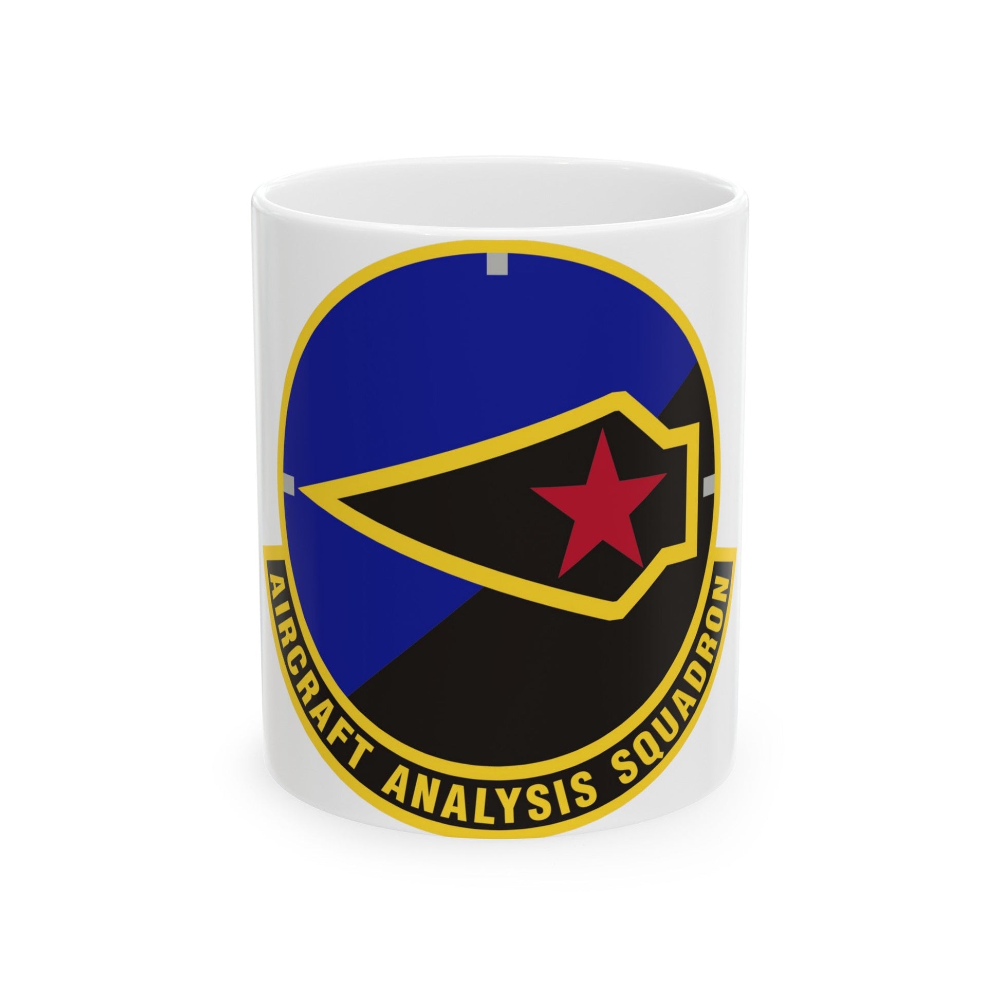 Aircraft Analysis Squadron (U.S. Air Force) White Coffee Mug-11oz-The Sticker Space