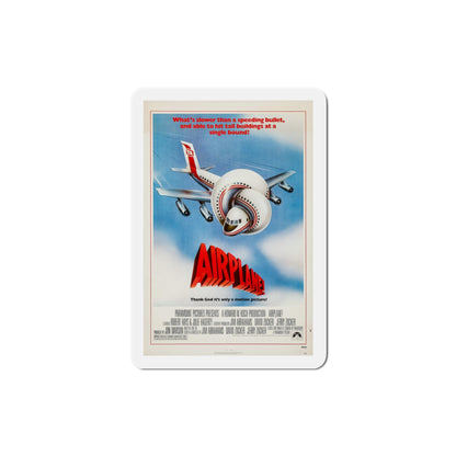 Airplane! 1980 Movie Poster Die-Cut Magnet-3" x 3"-The Sticker Space