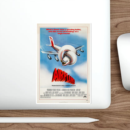 Airplane! 1980 Movie Poster STICKER Vinyl Die-Cut Decal-The Sticker Space