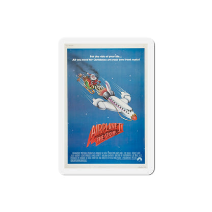 Airplane II The Sequel 1982 Movie Poster Die-Cut Magnet-2" x 2"-The Sticker Space