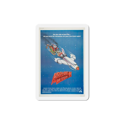 Airplane II The Sequel 1982 Movie Poster Die-Cut Magnet-3" x 3"-The Sticker Space