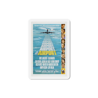 Airport 1970 Movie Poster Die-Cut Magnet-3 Inch-The Sticker Space