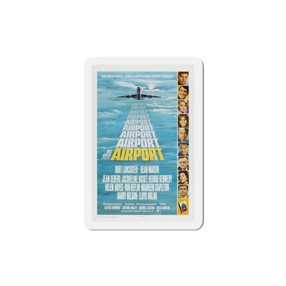 Airport 1970 Movie Poster Die-Cut Magnet-4 Inch-The Sticker Space