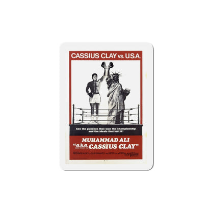 Aka Cassius Clay 1970 Movie Poster Die-Cut Magnet-4 Inch-The Sticker Space