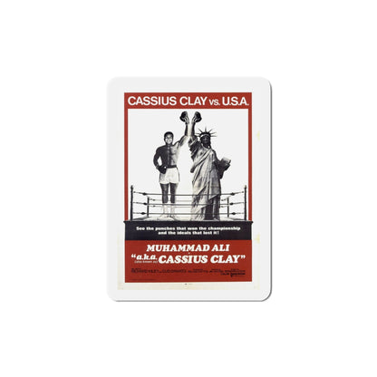 Aka Cassius Clay 1970 Movie Poster Die-Cut Magnet-5 Inch-The Sticker Space