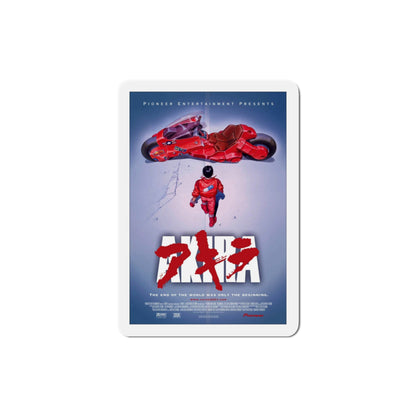 Akira 1988 Movie Poster Die-Cut Magnet-3" x 3"-The Sticker Space