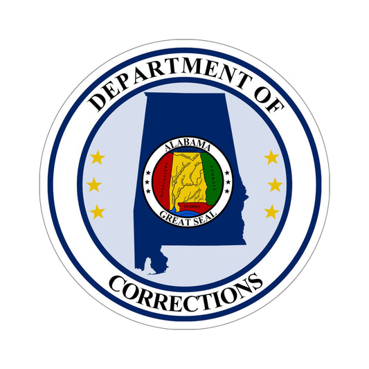 Alabama Department of Corrections STICKER Vinyl Die-Cut Decal-6 Inch-The Sticker Space