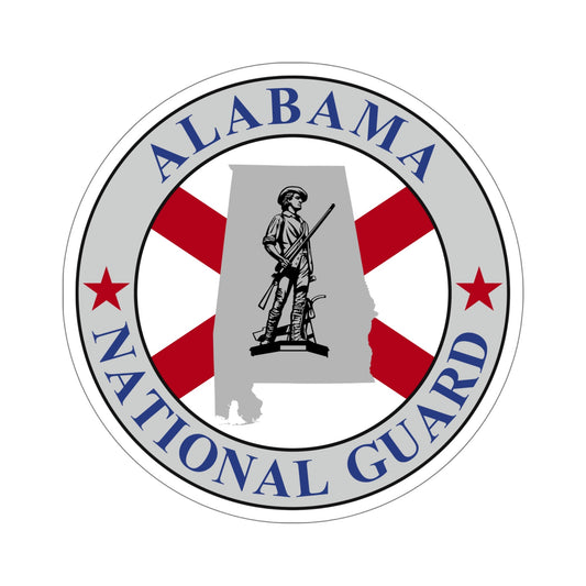 Alabama National Guard STICKER Vinyl Die-Cut Decal-6 Inch-The Sticker Space
