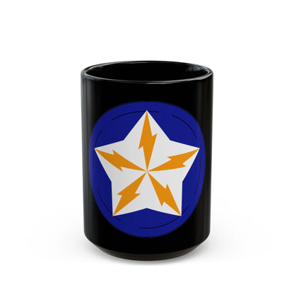 Alaska Communications System (U.S. Army) Black Coffee Mug-15oz-The Sticker Space