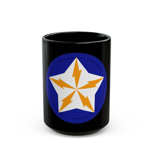 Alaska Communications System (U.S. Army) Black Coffee Mug-15oz-The Sticker Space