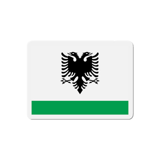 Albanian Coast Guard Ensign - Die-Cut Magnet-6 × 6"-The Sticker Space