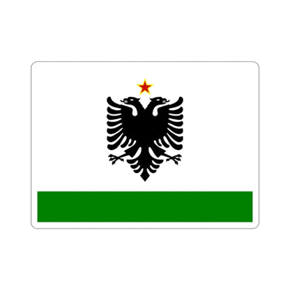 Albanian Coast Guard Ensign to 1958 to 1992 STICKER Vinyl Die-Cut Decal-2 Inch-The Sticker Space