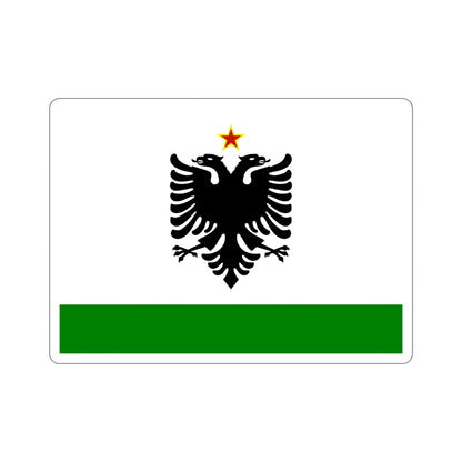 Albanian Coast Guard Ensign to 1958 to 1992 STICKER Vinyl Die-Cut Decal-6 Inch-The Sticker Space