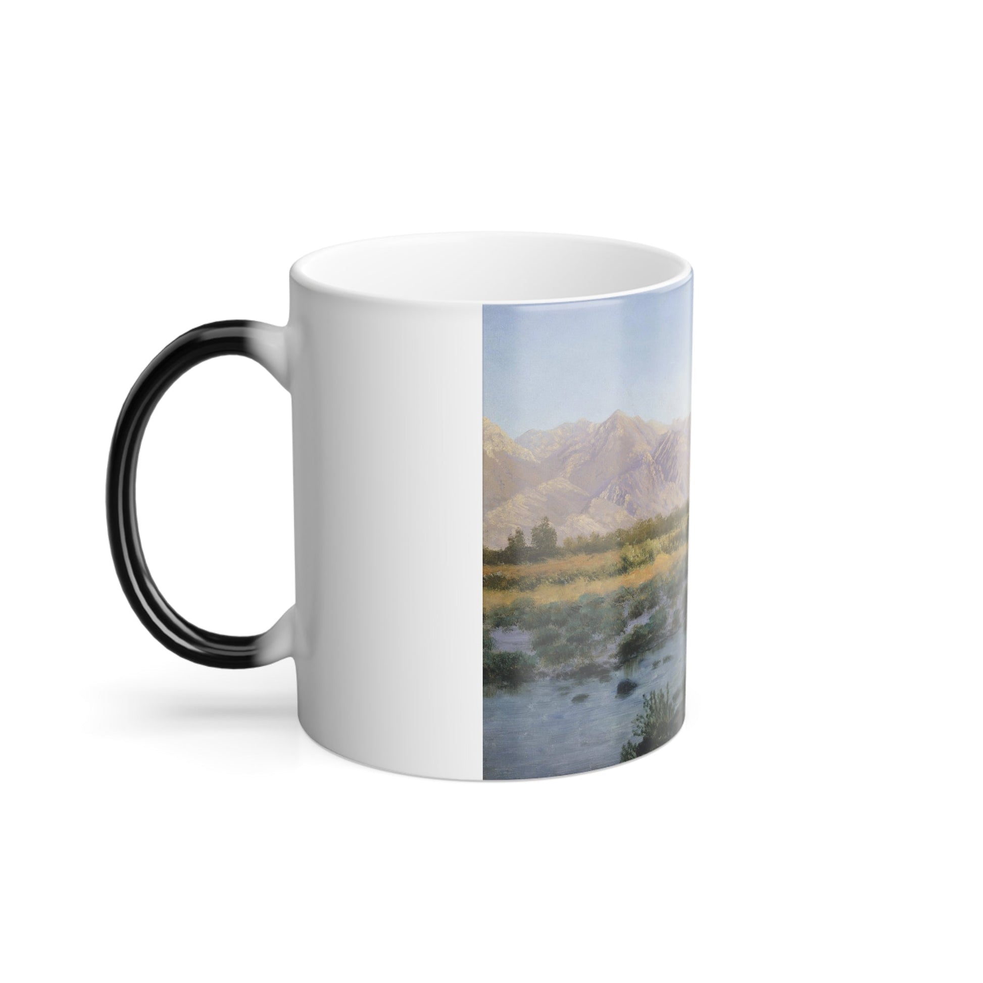Albert Bierstadt (1830-1902) Prairie Landscape - Color Changing Mug 11oz-11oz-The Sticker Space