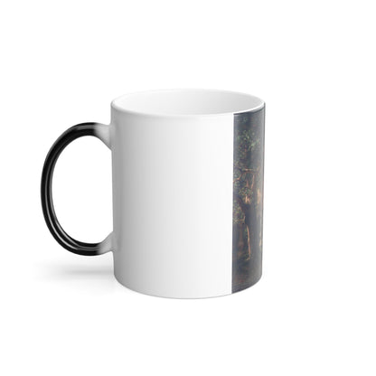 Albert Bierstadt (1830-1902) Sunlight and Shadow - Color Changing Mug 11oz-11oz-The Sticker Space