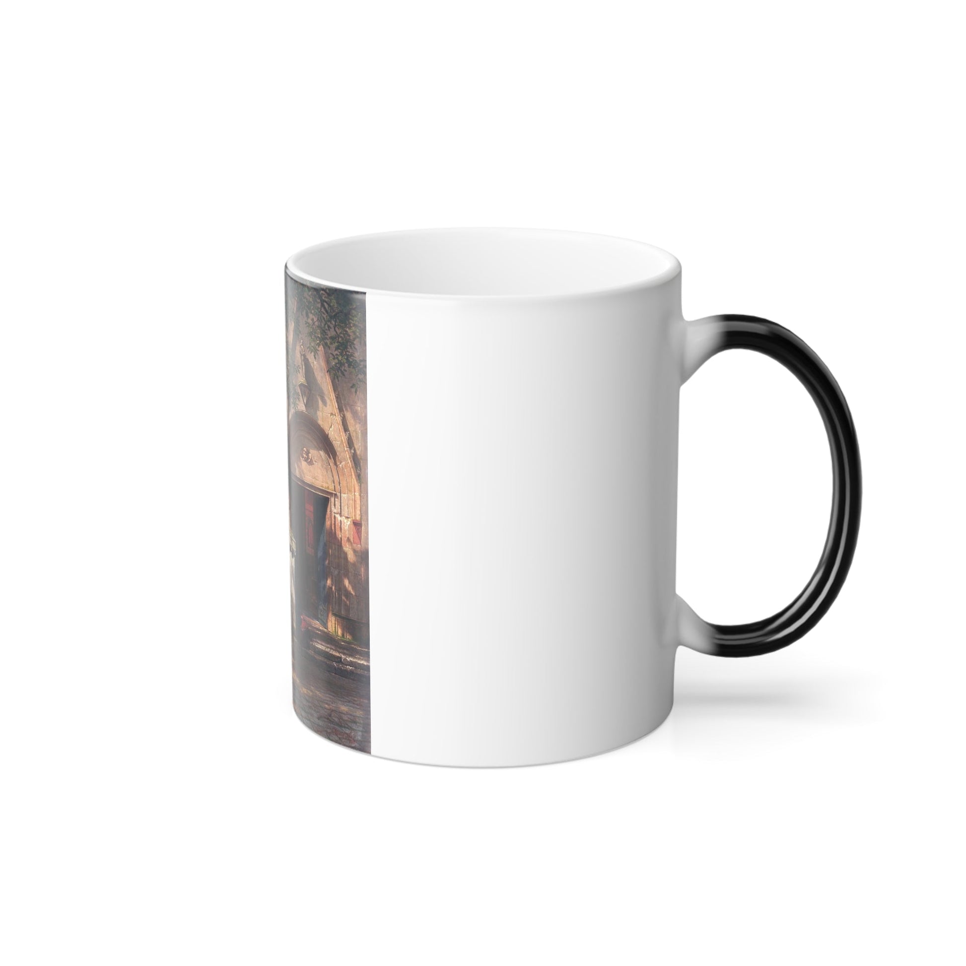 Albert Bierstadt (1830-1902) Sunlight and Shadow - Color Changing Mug 11oz-11oz-The Sticker Space