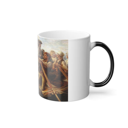 Albert Lynch (1851-1912) The Jolly Boat - Color Changing Mug 11oz-11oz-The Sticker Space