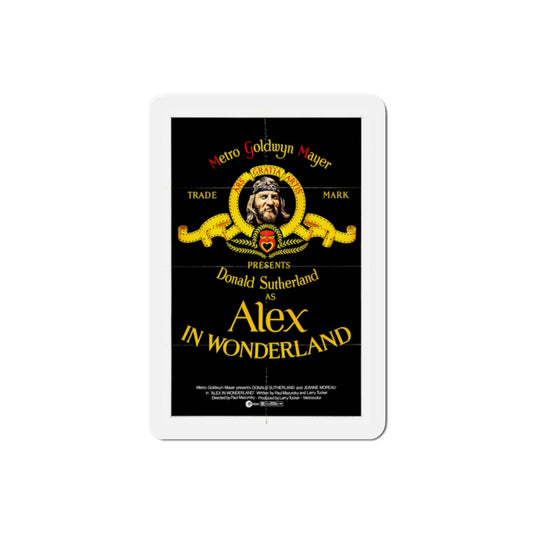 Alex in Wonderland 1970 Movie Poster Die-Cut Magnet-2 Inch-The Sticker Space