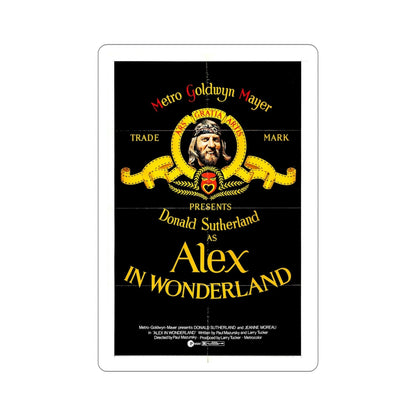 Alex in Wonderland 1970 Movie Poster STICKER Vinyl Die-Cut Decal-5 Inch-The Sticker Space
