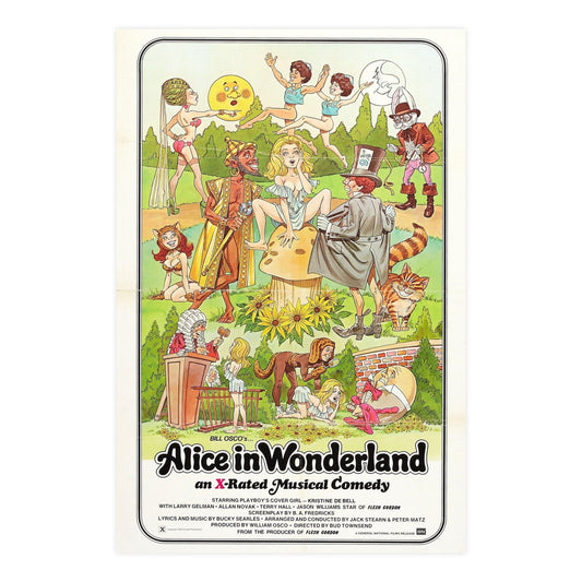 ALICE IN WONDERLAND (an x-rated musical comedy) 1976 - Paper Movie Poster-24″ x 36″ (Vertical)-The Sticker Space