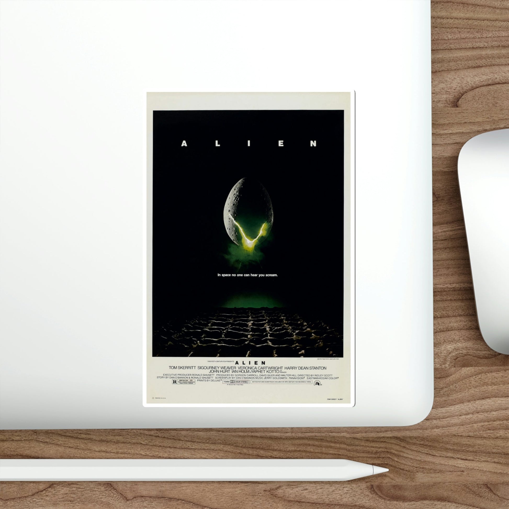 Alien 1979 Movie Poster STICKER Vinyl Die-Cut Decal-The Sticker Space
