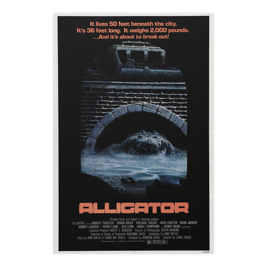 ALLIGATOR 1980 - Paper Movie Poster-24″ x 36″ (Vertical)-The Sticker Space