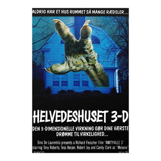 AMITYVILLE 3D (DANISH) 1983 - Paper Movie Poster-24″ x 36″ (Vertical)-The Sticker Space
