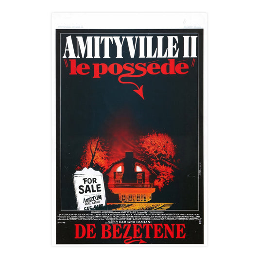 AMITYVILLE II (BELGIAN) 1982 - Paper Movie Poster-24″ x 36″ (Vertical)-The Sticker Space