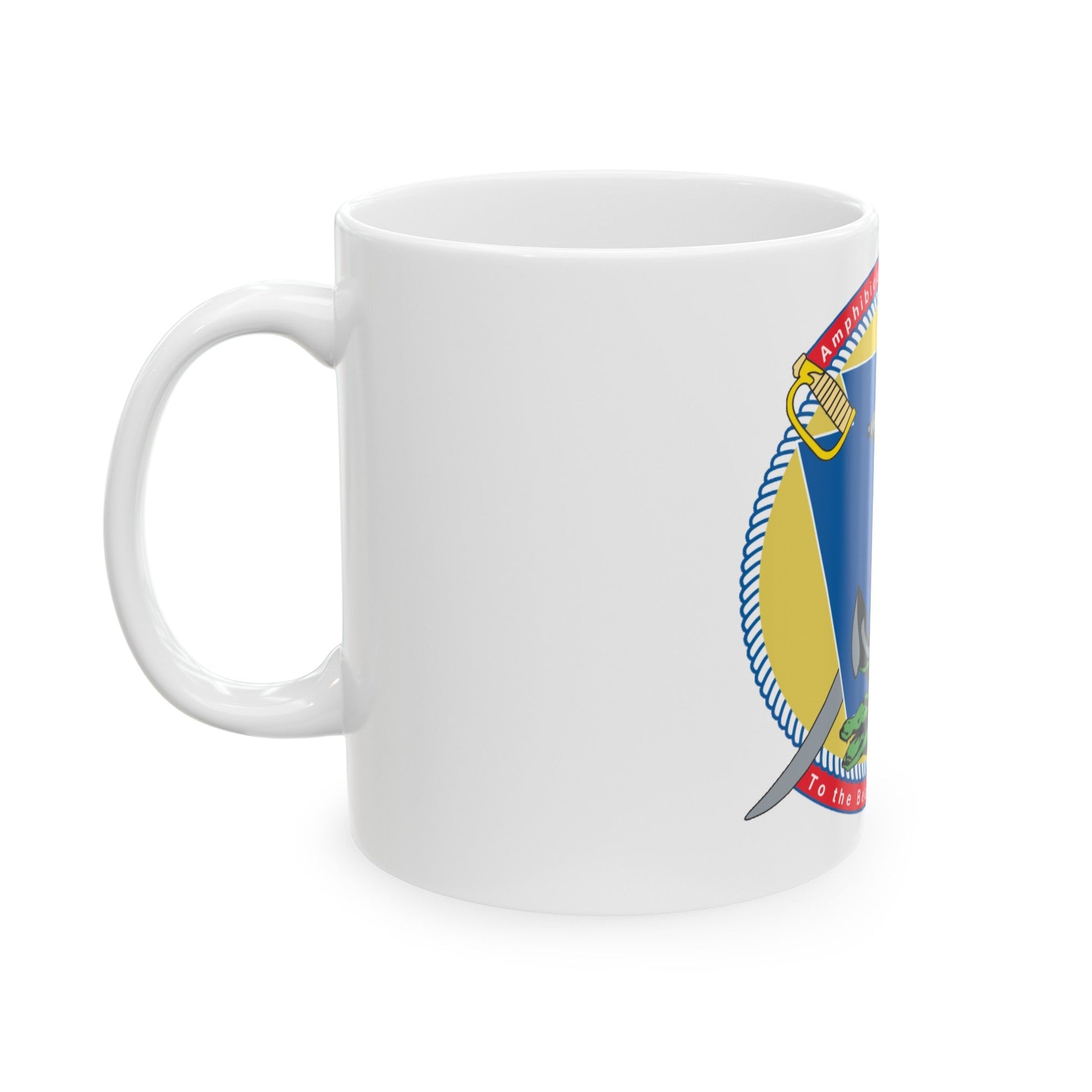 Amphibious Sq 6 (U.S. Navy) White Coffee Mug-The Sticker Space