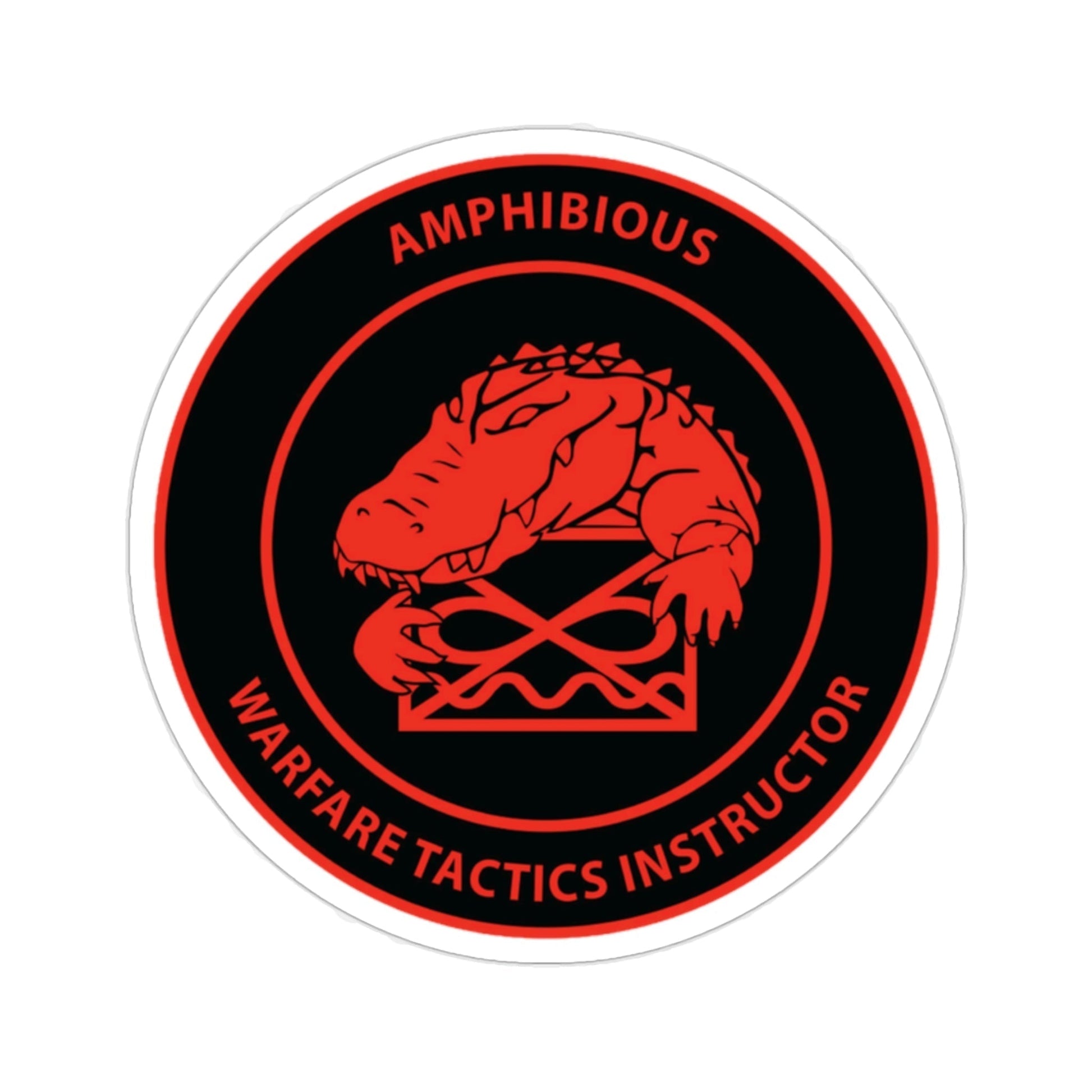 Amphibious Warfare Tactics Instructor AMW WTI (U.S. Navy) STICKER Vinyl Die-Cut Decal-2 Inch-The Sticker Space