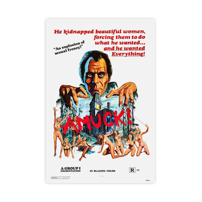 AMUCK! 1972 - Paper Movie Poster-20″ x 30″ (Vertical)-The Sticker Space