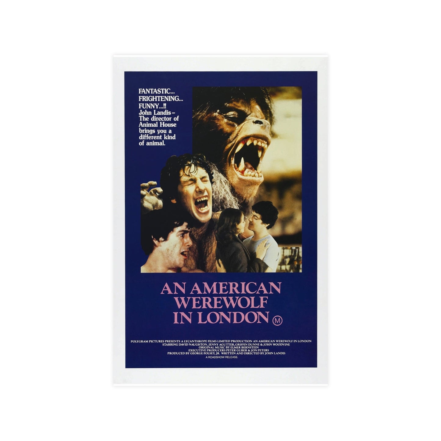 AN AMERICAN WEREWOLF IN LONDON (3) 1981 - Paper Movie Poster-11″ x 17″ (Vertical)-The Sticker Space