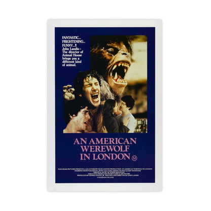 AN AMERICAN WEREWOLF IN LONDON (3) 1981 - Paper Movie Poster-16″ x 24″ (Vertical)-The Sticker Space