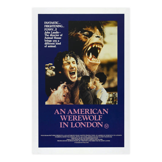 AN AMERICAN WEREWOLF IN LONDON (3) 1981 - Paper Movie Poster-24″ x 36″ (Vertical)-The Sticker Space