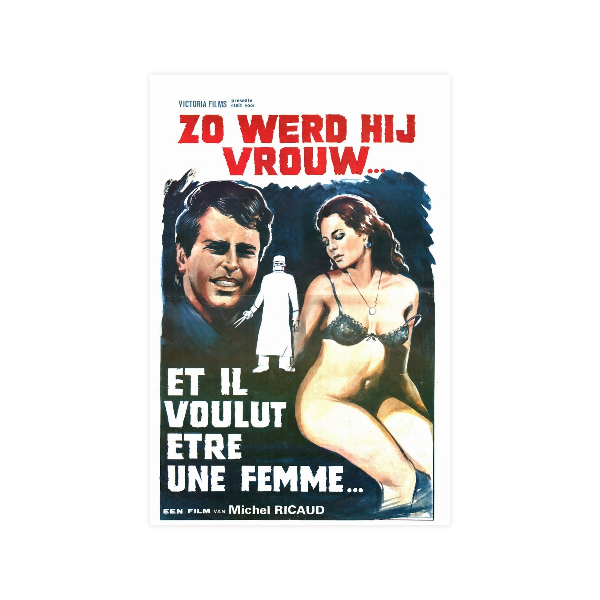 AND HE WANTED TO BE A WOMAN (Et il voulut être une femme) 1978 - Paper Movie Poster-12″ x 18″ (Vertical)-The Sticker Space