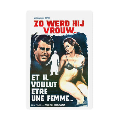 AND HE WANTED TO BE A WOMAN (Et il voulut être une femme) 1978 - Paper Movie Poster-20″ x 30″ (Vertical)-The Sticker Space