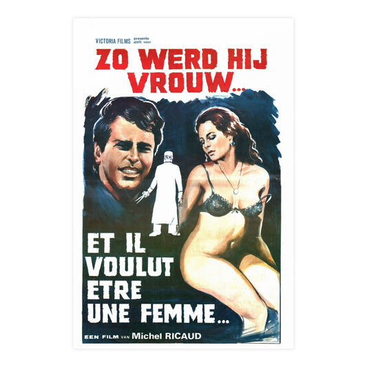 AND HE WANTED TO BE A WOMAN (Et il voulut être une femme) 1978 - Paper Movie Poster-24″ x 36″ (Vertical)-The Sticker Space