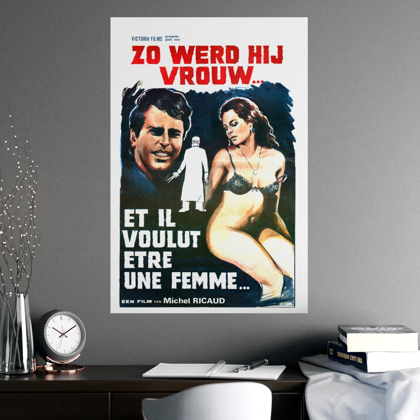 AND HE WANTED TO BE A WOMAN (Et il voulut être une femme) 1978 - Paper Movie Poster-The Sticker Space